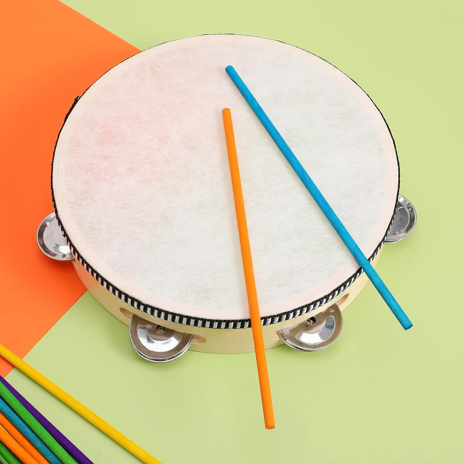 50 Stück Rhythmusstäbchen 20 x 0,5 cm Schlaginstrumente Musikspielzeug Kinder Trommelstöcke für Ersatzpädagogische Geschenke