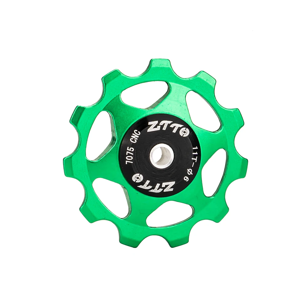 ZTTO MTB Fahrrad Schaltwerk Stützrad 11T 13T Stahl Lager Pulley AL7075 CNC Rennrad Guide Roller Idler 4mm 5mm 6mm