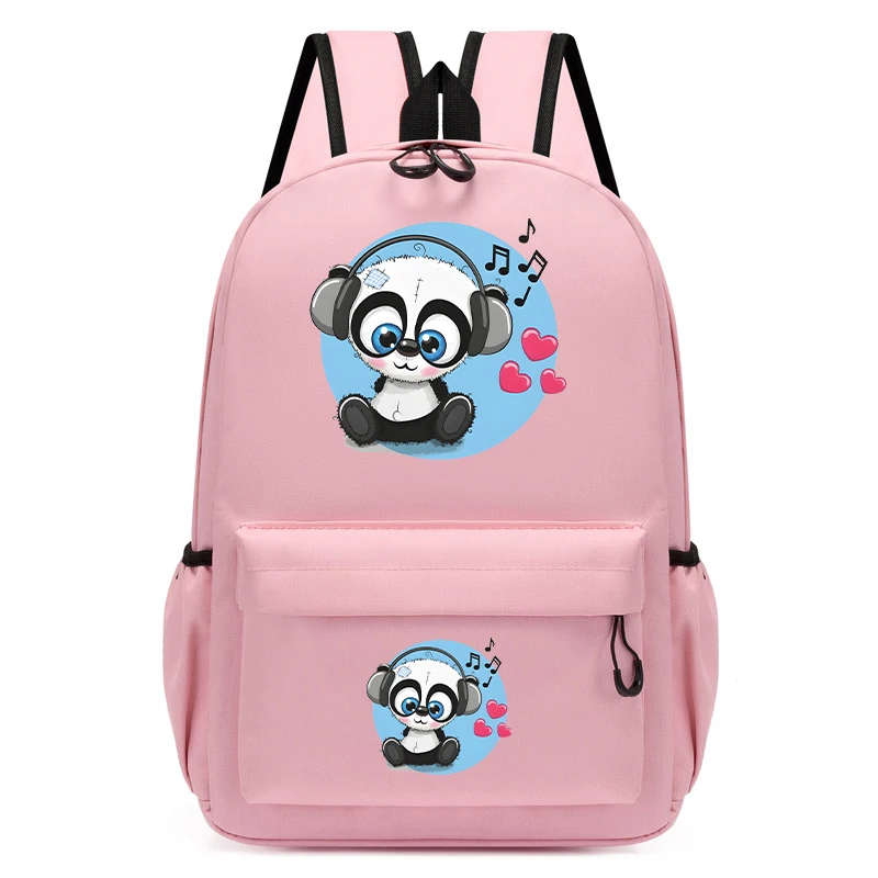 Panda Anime Children School Bags for Girls Boy Children Backpacks Kindergarten Cartoon Animal Kids Backpack for 2-5 Years Bags