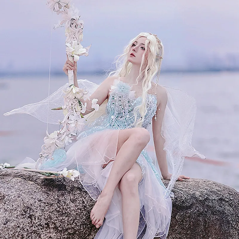 Lily rose angel elf bow and arrow photo photo photo building props bridal bouquet