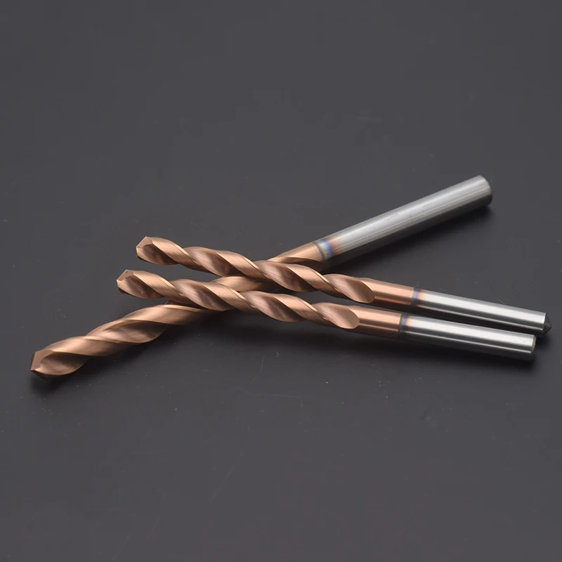 CNC-Hartmetallbohrer 60 80 100 mm lange Länge Wolframstahl für Edelstahl Metall 1-15 mm Holzbohrer Massive Wolframkarbid-Bits – Detail 6