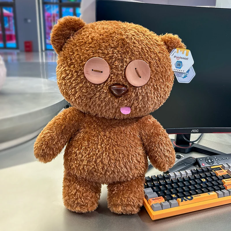تيم الأصلي العميل تيدي بوبز تيدي بير Kawaii أفخم قلادة المفاتيح حقيبة المنزل ديكور دمية دب وسادة هدايا أعياد ميلاد للأطفال #4