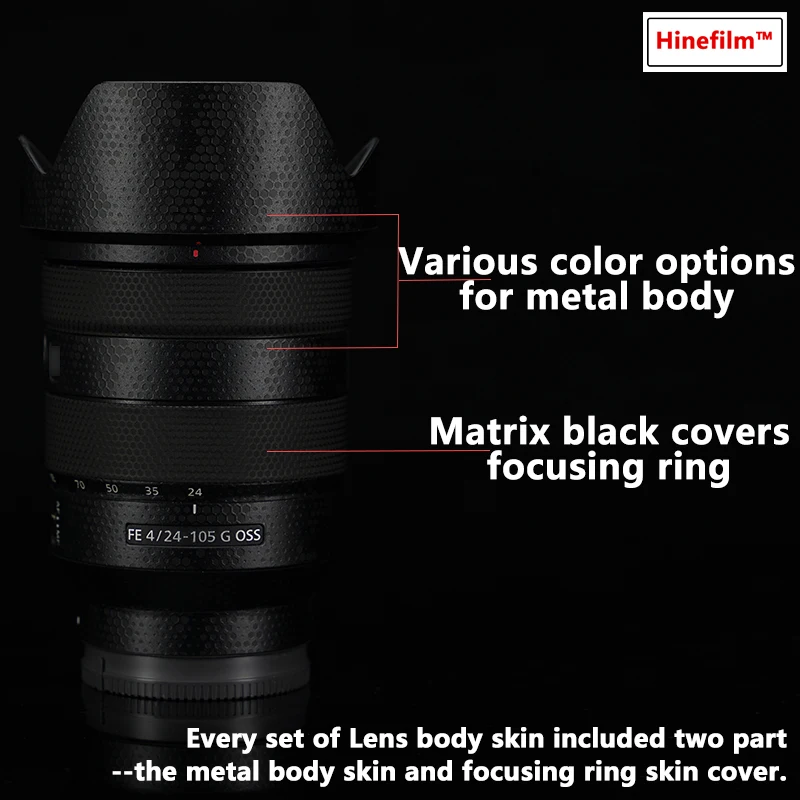 24-105 / 24105F4 Lens Vinyl Decal Skin Wrap Cover for Sony 24-105mm f4 g oss ( SEL24105G ) Lens Sticker Cover Case Film