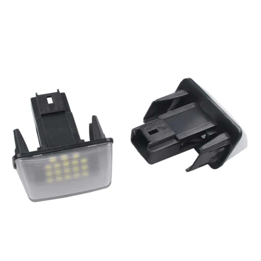 As Shown License Plate Light Car Light Assembly Number Plate Light ABS Housing Enhanced Visibility Low Power Consumption