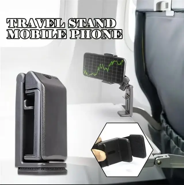 2PCS 360 Degree Rotating Multifunctional Folding Telescopic Phone Stand Anti Slip Pad Desktop Stand Travel Lazy Person