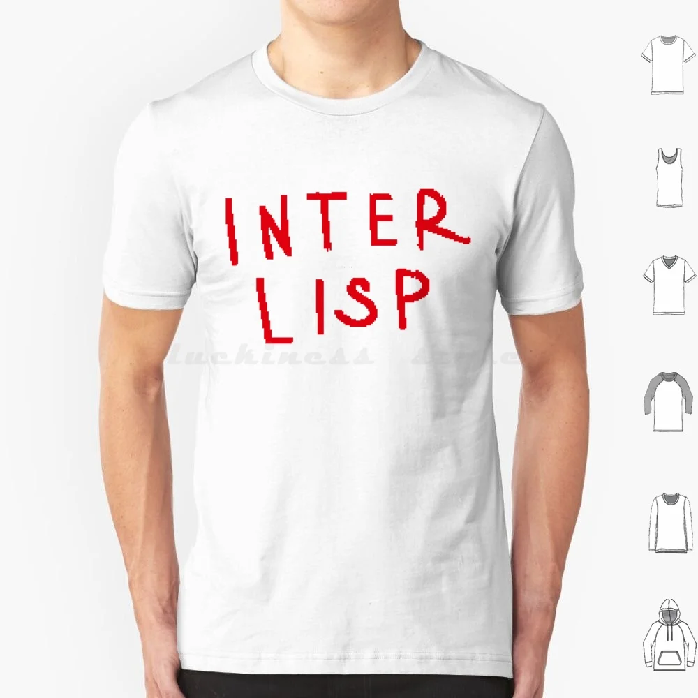 Unix _ Surrealism Real Medley Red Interlisp Bold T Shirt Cotton Men Women DIY Print Lisp Programming Developer Clojure Scheme