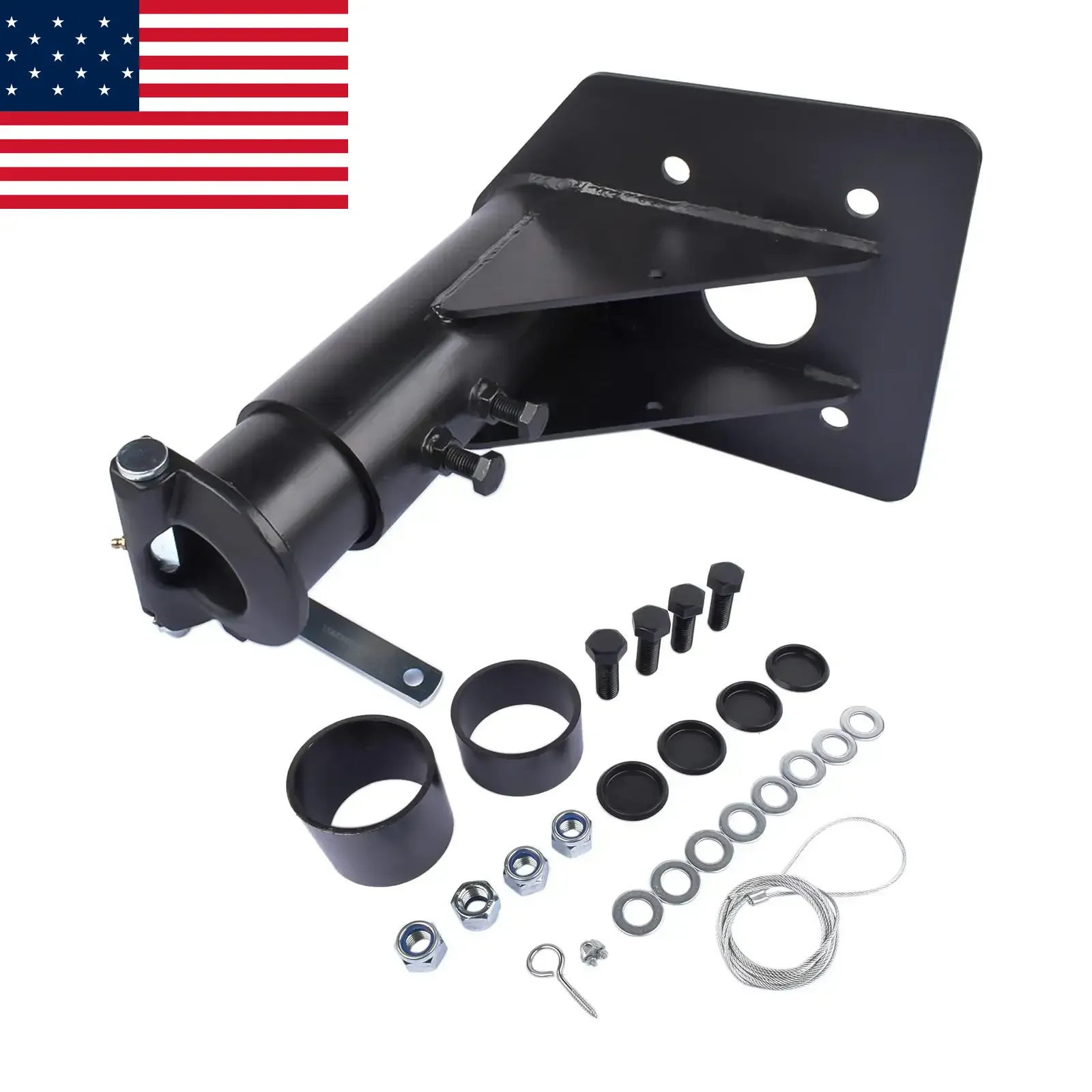 

AP03 5th 12"-17" Wheel Gooseneck Hitch Adapter for Camper RV Trailer, 24,000 Pound