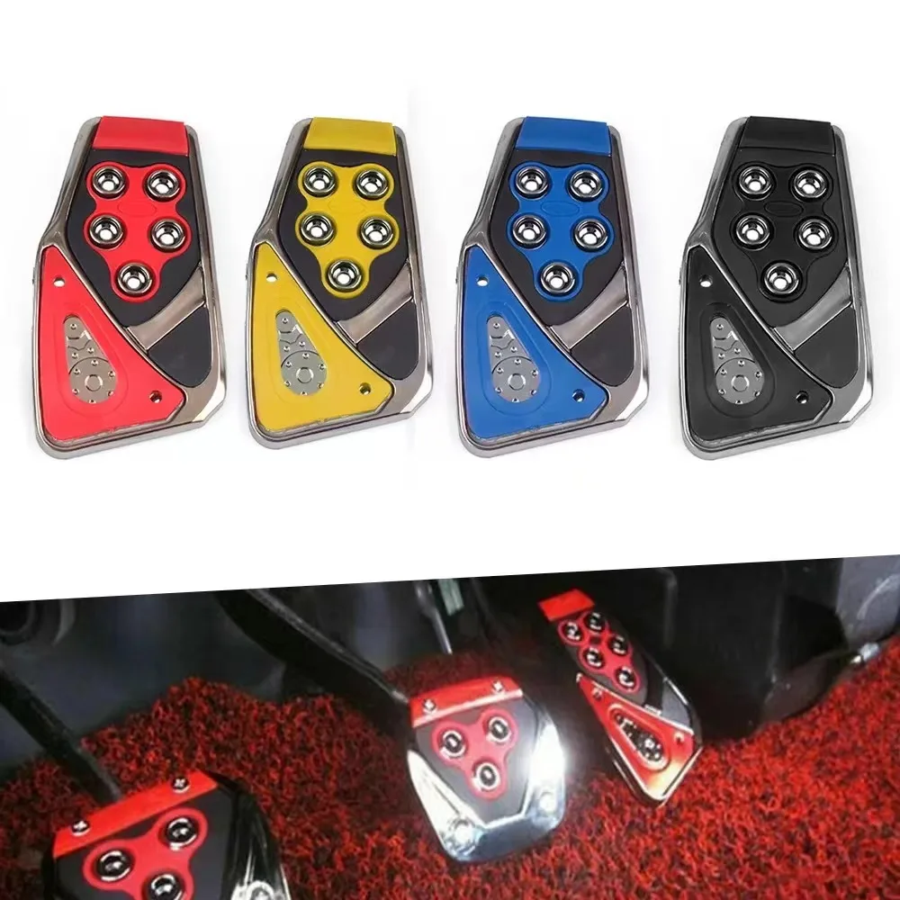 Universal Car Styling Racing Pedals Universal Automatic Manual Brake Pedals Foot Pad Set Kit Pedals Non-Slip Tools