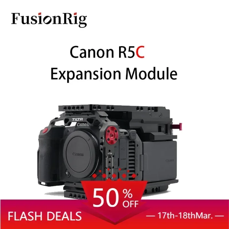 

FusionRig For Canon R5C Camera Cage Expansion Module cineback