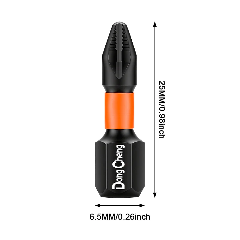 5/10/20PCS S2 Steel Strong Magnetic Coil Electric Screwdriver With Cross Head  Anti Slip And Impact Resistant Screwdriver Bit