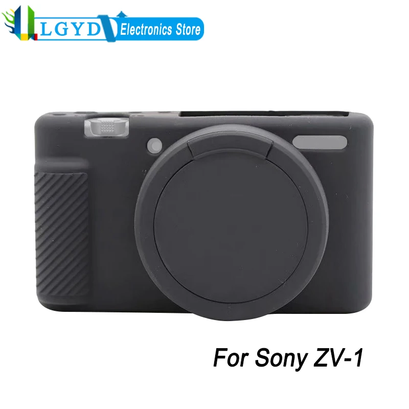 Funda de silicona suave para cámara Sony ZV-1, carcasa protectora de alta calidad