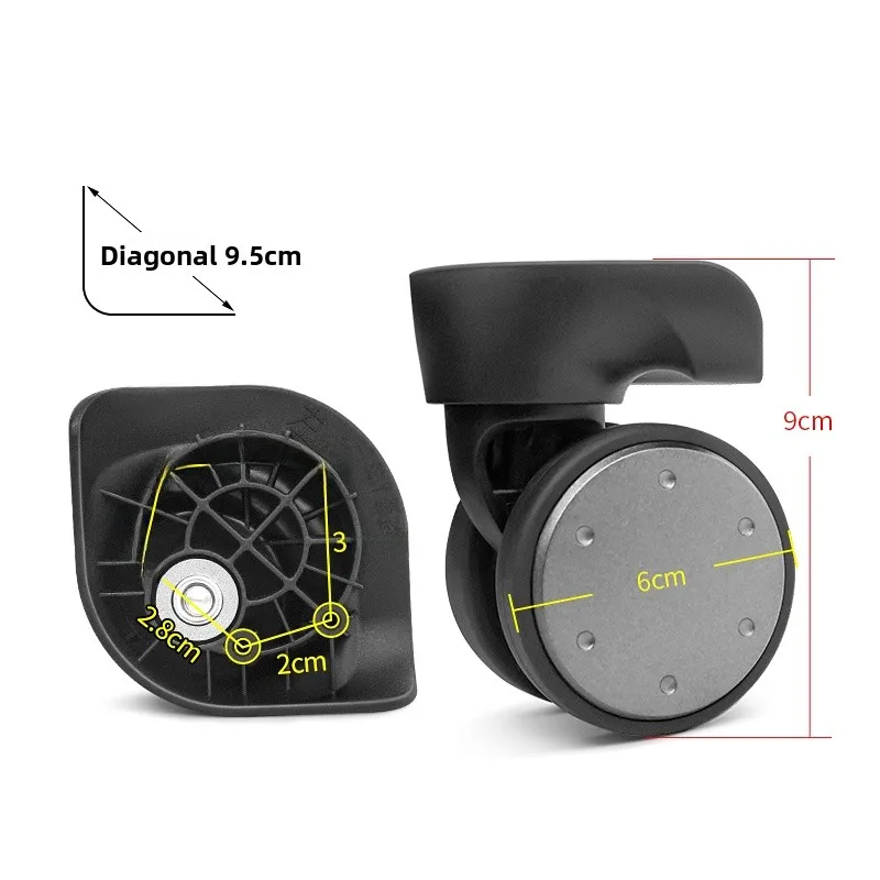 Universal Wheel Replacement Parts for  90 Row Luggage D340 Boarding Box STW287 Wheel Accessories Travel Gear
