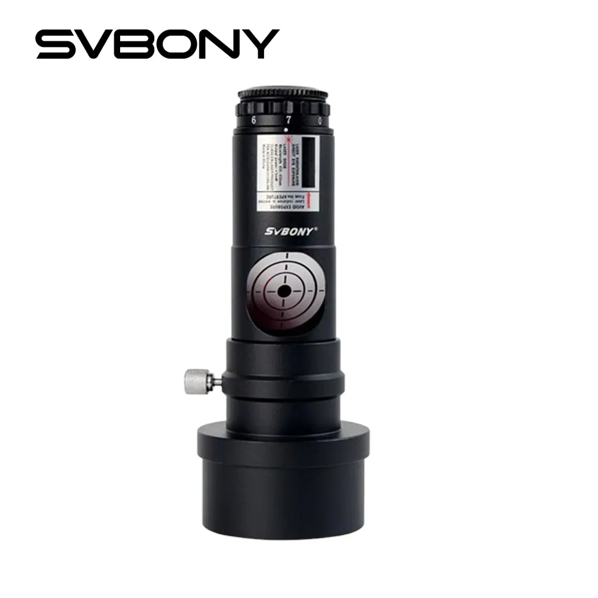 SVBONY SV121 1.25 Inch Red Laser Collimator Metallic Material with 2 Inches Adapter for Newtonian and SCT Reflecting Telescopes