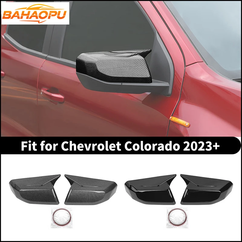 

BAHAOPU Car Rearview Mirror Decoration Shell Protective Cover For Chevrolet Colorado/GMC-CANYON 2023 Up,Car Exterior Accessories