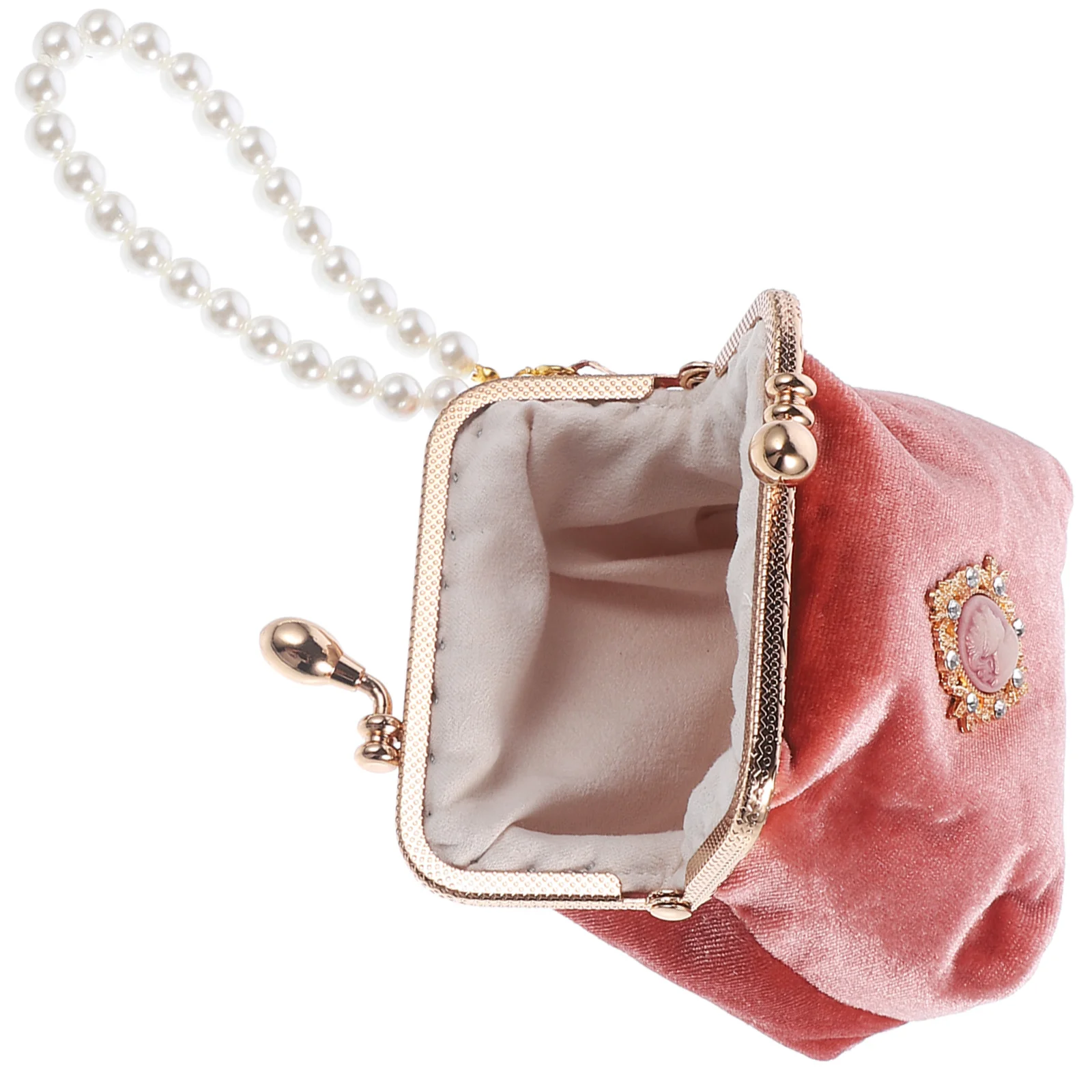 Золотая сумка в стиле ретро, кошелек с ключом-поцелуем