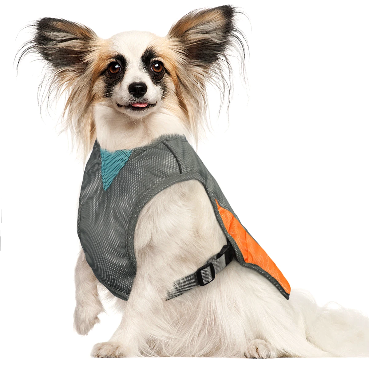 

Cooling Dog Vest Lightweight Reflective Harness Small Pet Jacket Sweat Absorption Heat Reflection Summer Outdoor Activity Dog