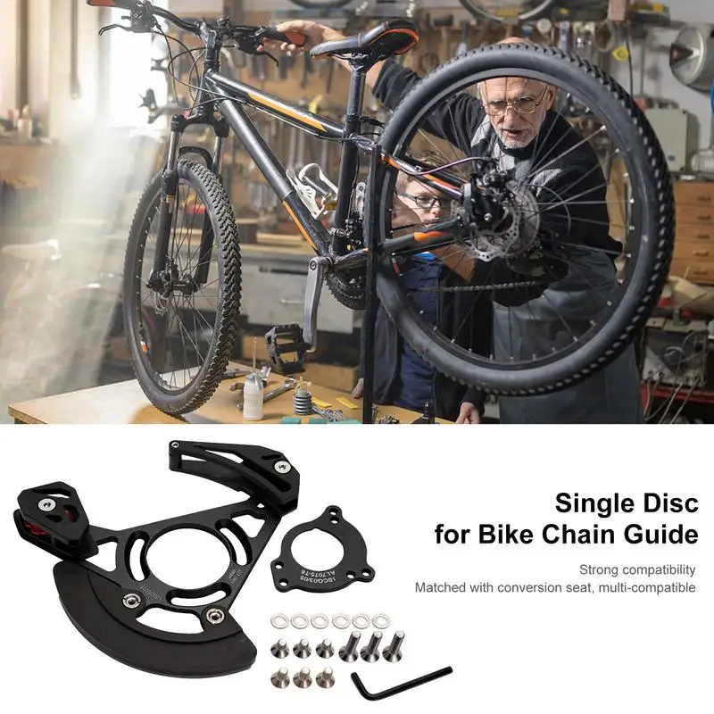 Mountain Bikes Chain Guide Chain Plate Guid Anti-Fall Single Disc Chain Guide Wear-Resistant Bikes Chain Stabiliser Chain Guard