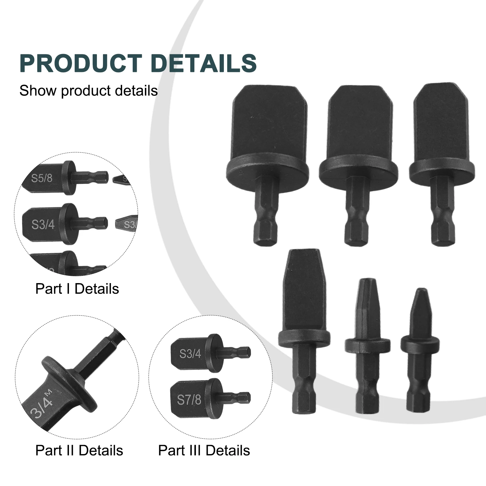 

11PCS Hexagonal Handle Tube Expander Tools Air Conditioner Conditioning Swaging Spin Flaring Set For Air Conditioner Tools