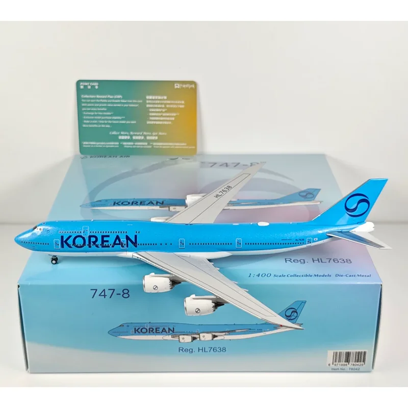 

NG Models 1/400 Scale Korean Air B747-8 HL7638 Alloy Aircraft Model Collection Decoration Item