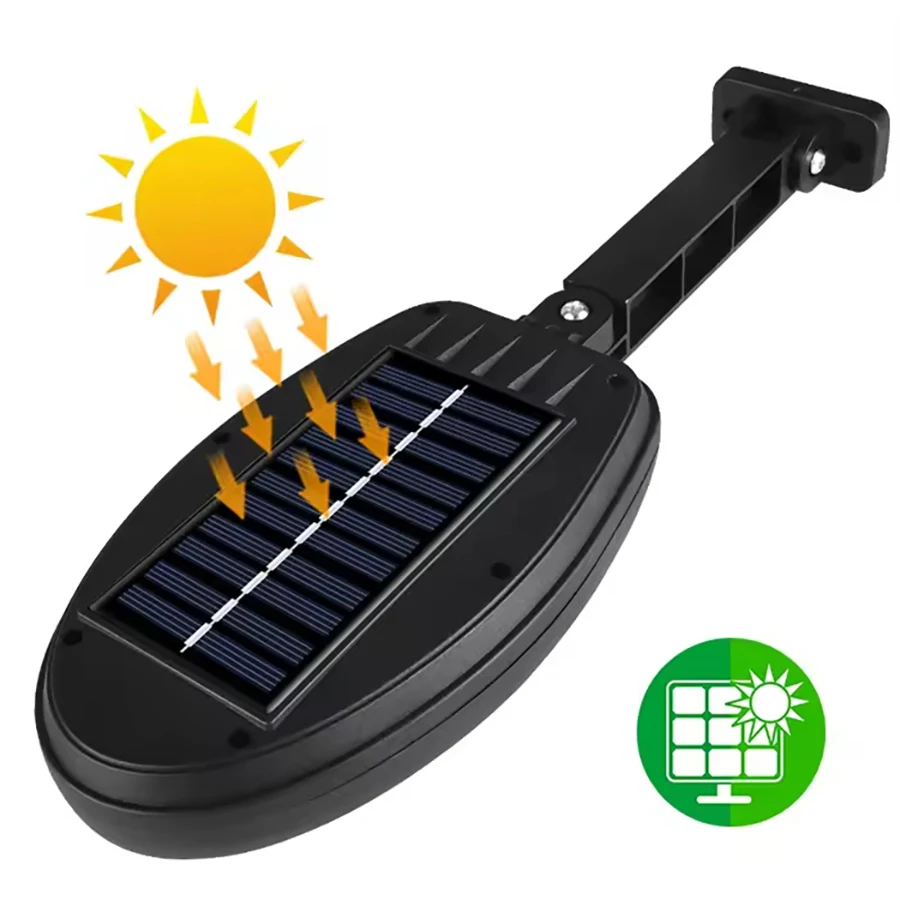 Farola Solar LED con Control remoto, lámpara de pared de inducción Solar para jardín al aire libre, impermeable IP65, 3 modos de iluminación