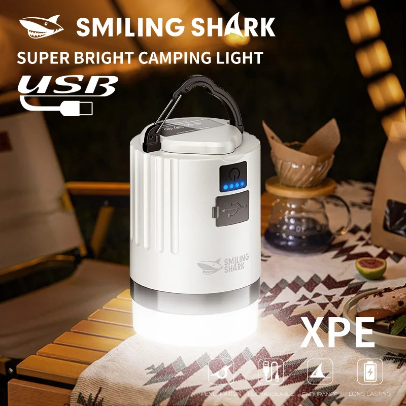 Powerful USB Rechargeable LED Camping Lights 2400Mah Outdoor Camping BBQ Tents Hanging Lantern Emergency Hanging Lamp