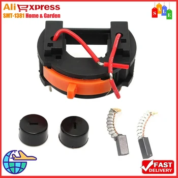 5pcs מתג שליטה פיבי עם מברשת פחמן על מחוץ לסיבוב כוח מהירות משתנה סיבובית עבור 220v electricgrinder