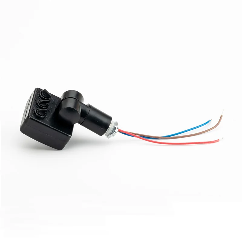 

YWDZ-5X AC85-265V IP65 Датчик движения Регулируемый PIR-переключатель Ультратонкий светодиодный светильник PIR Открытый датчик движения Детектор, 10 мм Черный
