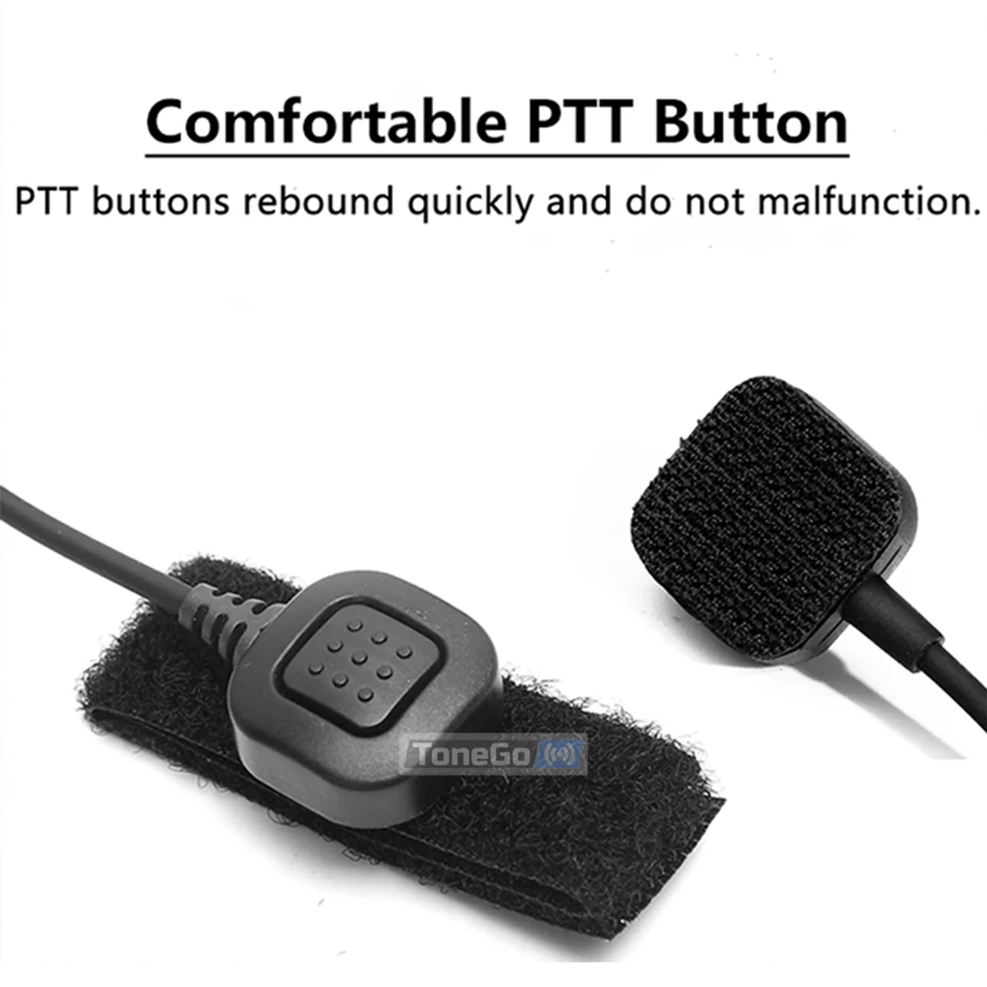 1/2/5 قطعة الحلق Mic اسلكية تخاطب قابل للتعديل (الخيار) الصوتية سماعة أذن بأنبوب ل Baofeng DM-32 5R-Mini Retevis RT22 RT3S هام راديو