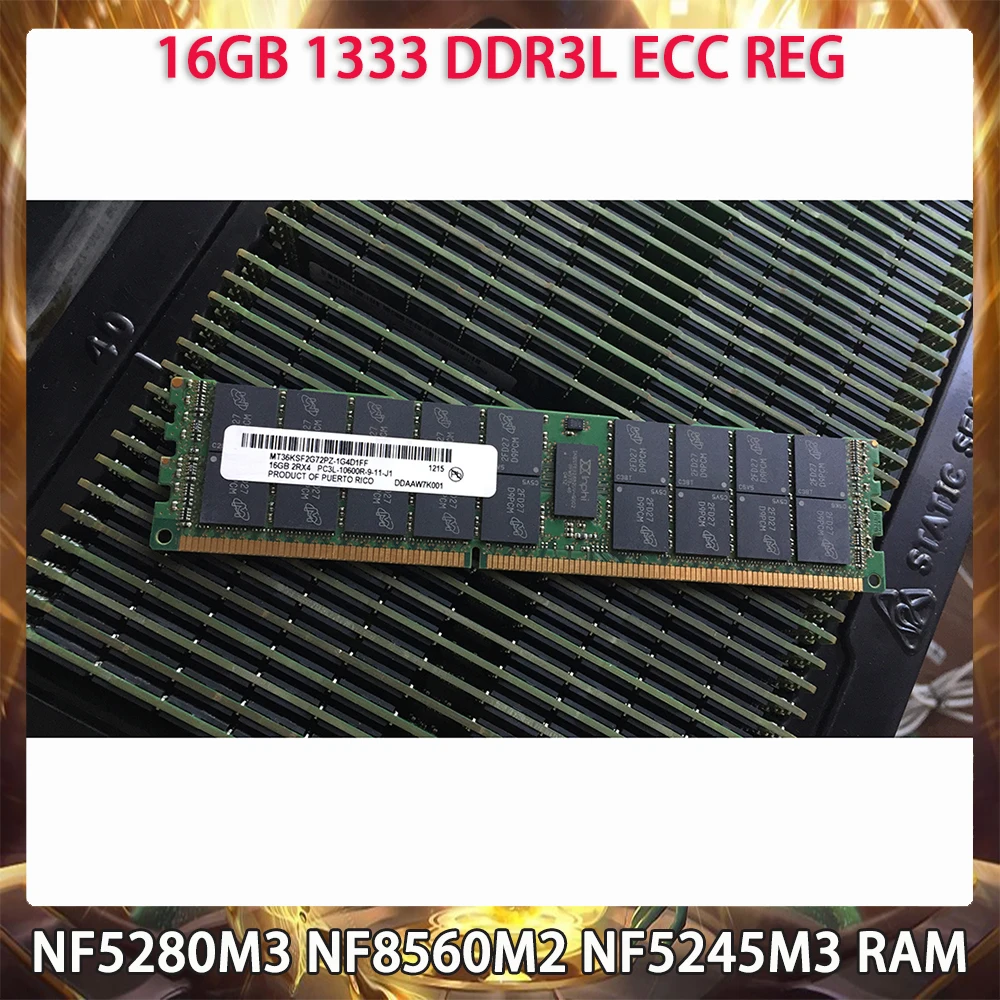 For Inspur NF5280M3 NF8560M2 NF5245M3 Server Memory 16GB 1333 DDR3L ECC REG RAM