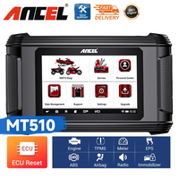 ANCEL MT510 Motorcycle Scanner All System for BMW or DUCATI or Harley Support 30+Functions OBD2 Diagnostic Tool