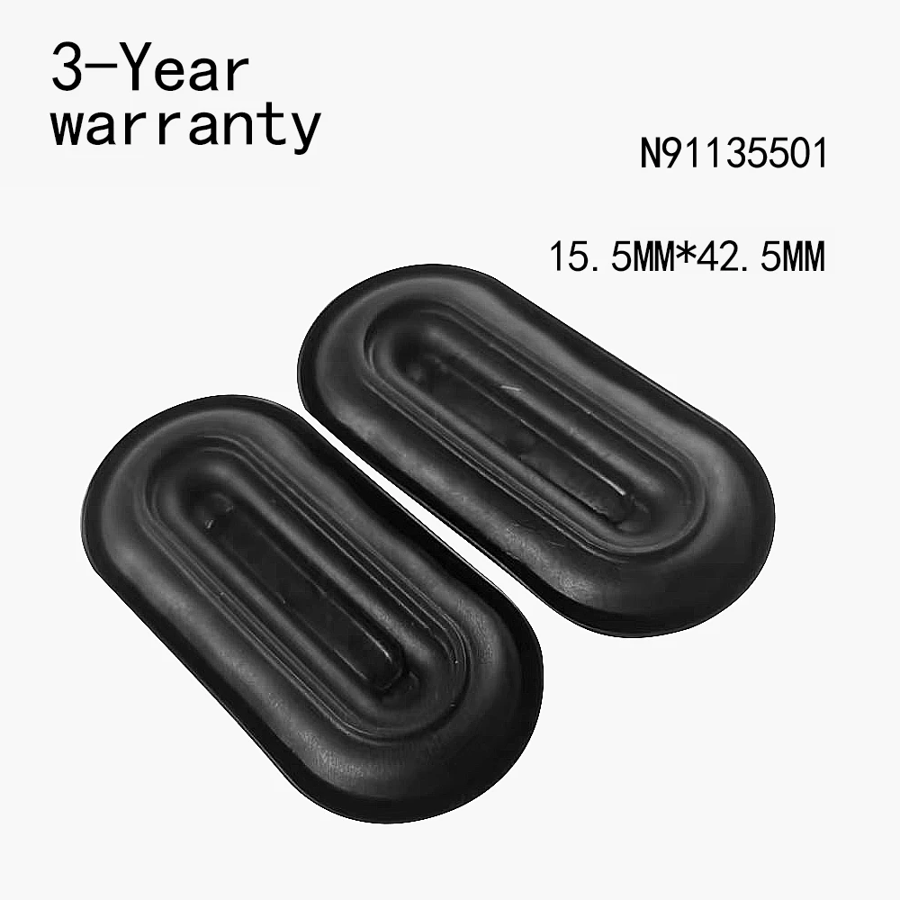 2Pcs Rubber cap N91135501 For VW Tiguan Touran Teramont Lamando Passat T-ROC Jetta Audi A3 Q3 TT A1 RS3 Q2 Skoda Octavia Fabia