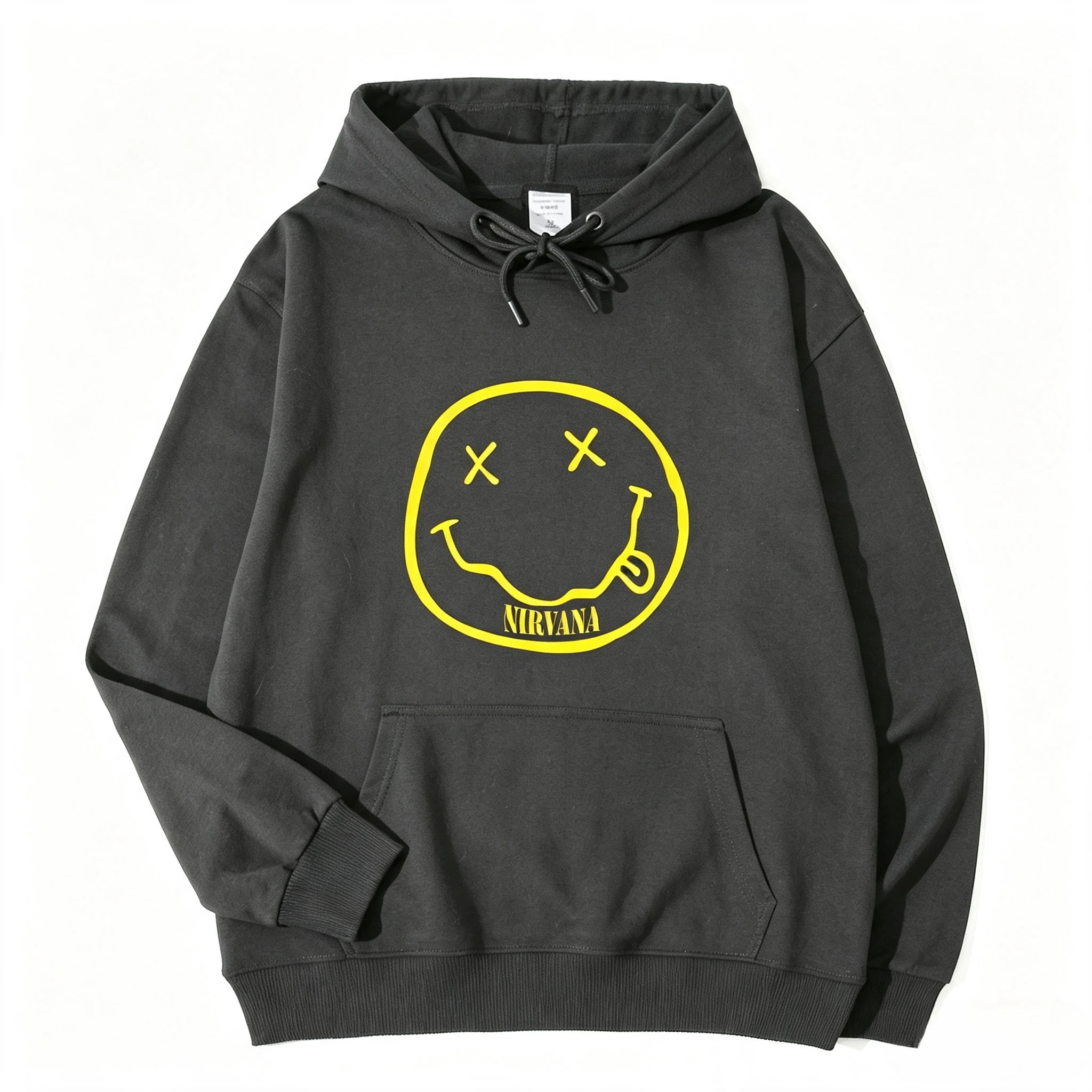 Band Rock-Nirvana Hoodie Men's and Women's Long Sleeve High-quality Fall and Winter Street Casual Hoodie Hip-hop Y2K Street Top