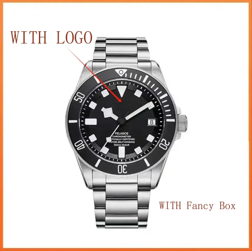 WITH LOGO Advanced Men Collar Diving Series Casual Business Watch Mechanical Men's Clock Free Shipping WaterProof Watch