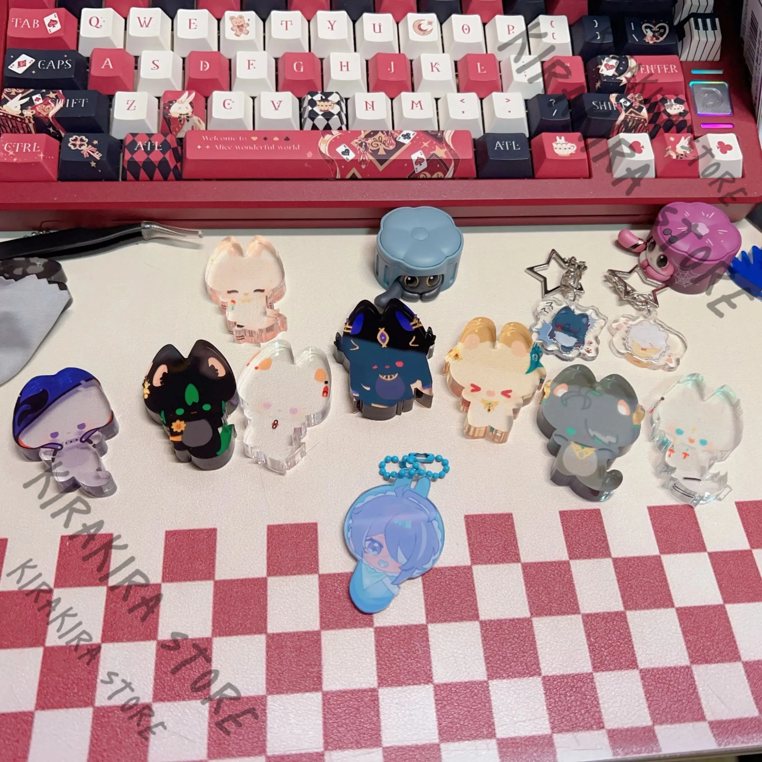 

Honkai: Star Rail Acrylic Standing Plate Genshin Impact Wriothesley Tighnari Fruit Hard Candy Series Blade Jing Yuan Ornaments