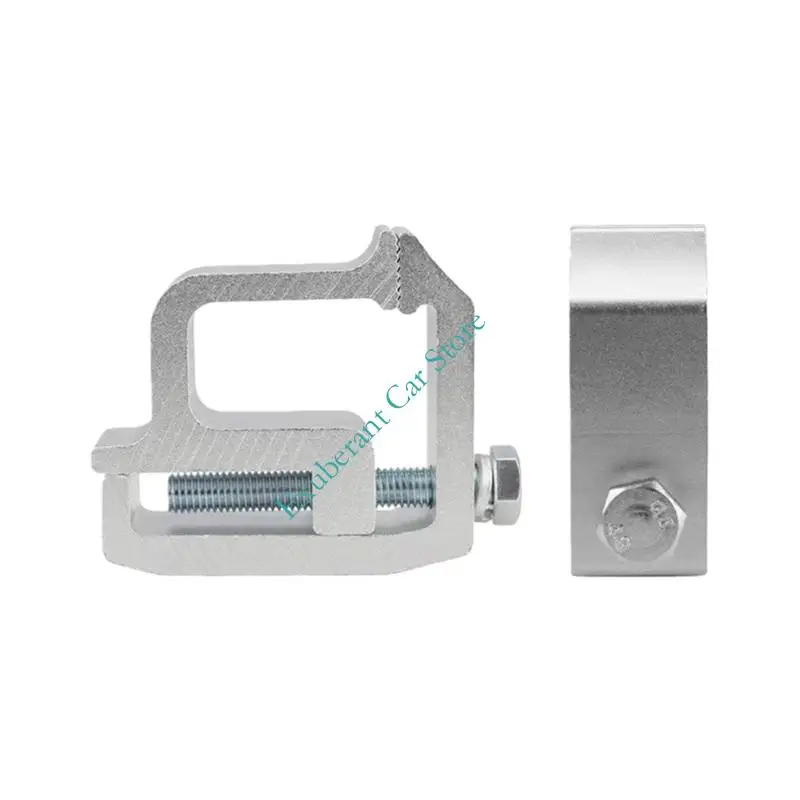 H3CE 2pcs Rustproof Truck Caps Toppers Campers Shell Mounting Clip Truck Accessories Aluminum Mounting Clamp Quick Installation