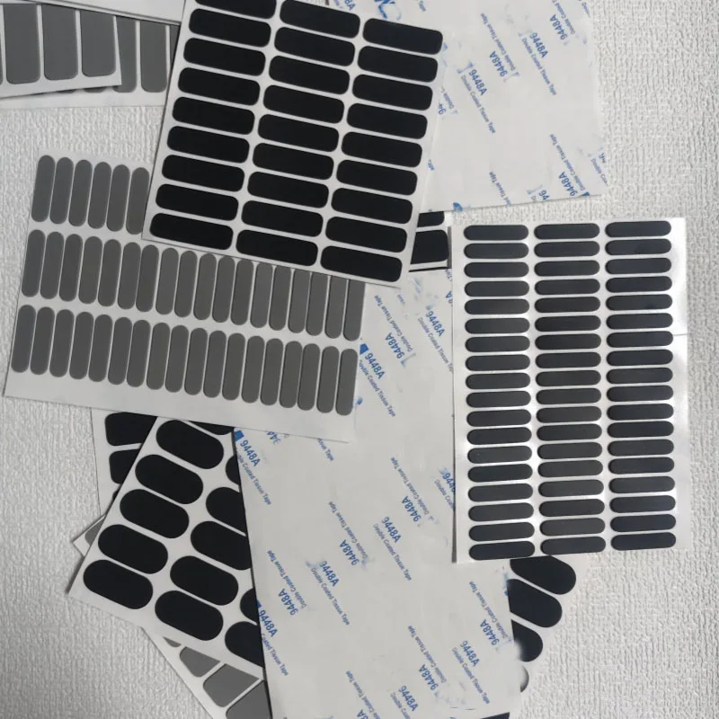 

10Pcs Width 9mm Black Oval Anti-slip Self Adhesive Silicone Rubber Mat Cabinet Equipment Feet Pad Shockproof Anti-skid Pads