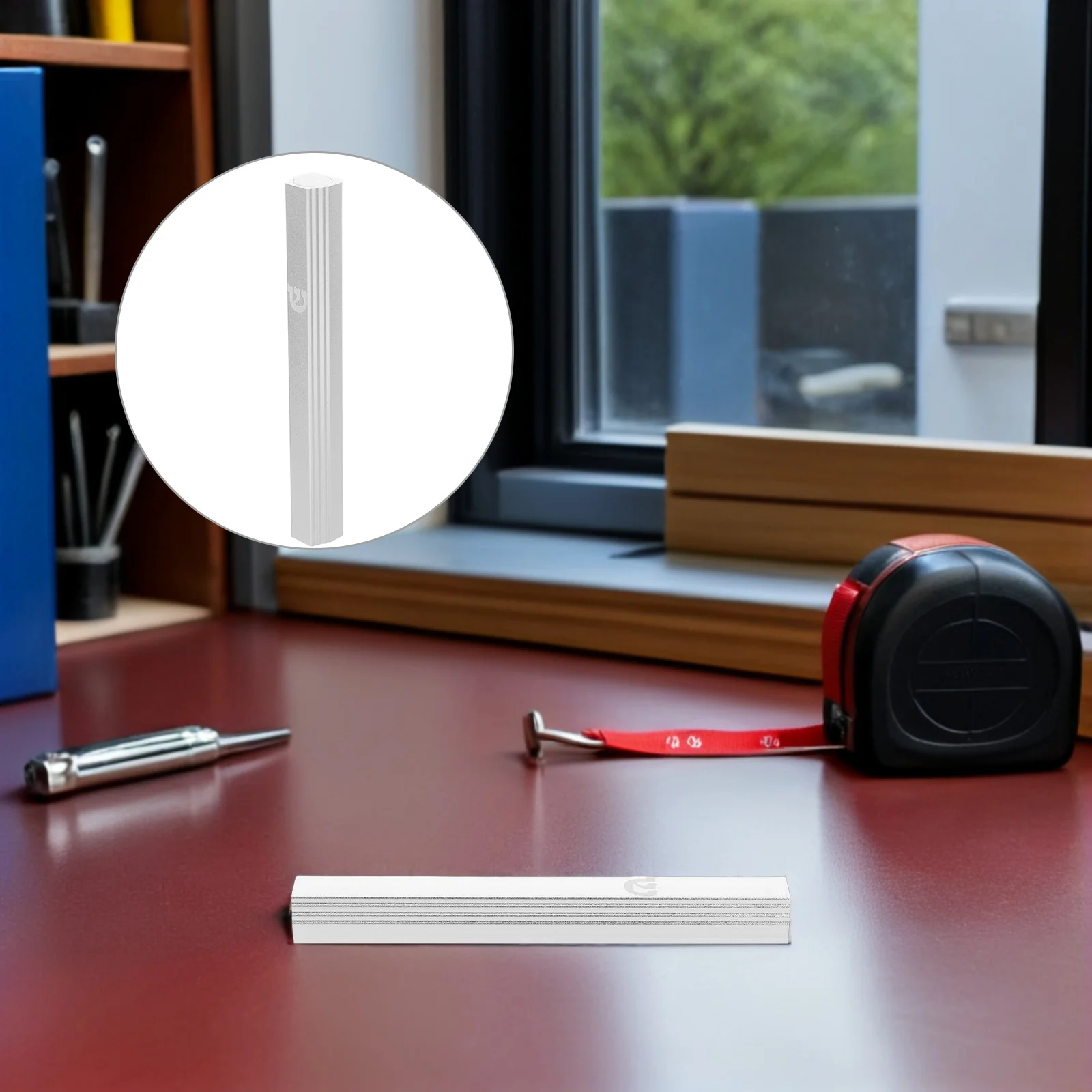 الألومنيوم يهوديكا Mezuzah حافظة 12.5 سنتيمتر نعمة حامل ديكور المنزل الحديث سهلة التركيب لاصق التقاليد اليهودية هدية