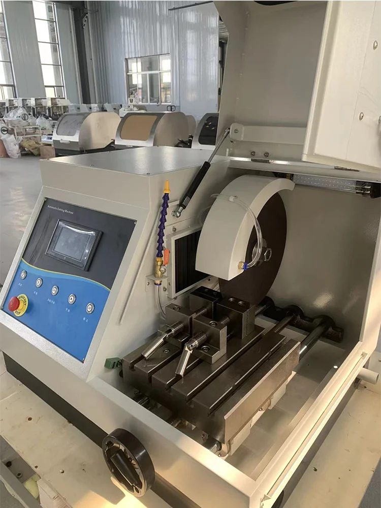 Sample cutting machine desktop metal nonmetal laboratory cutting machine Q-100B automatic cutting machine