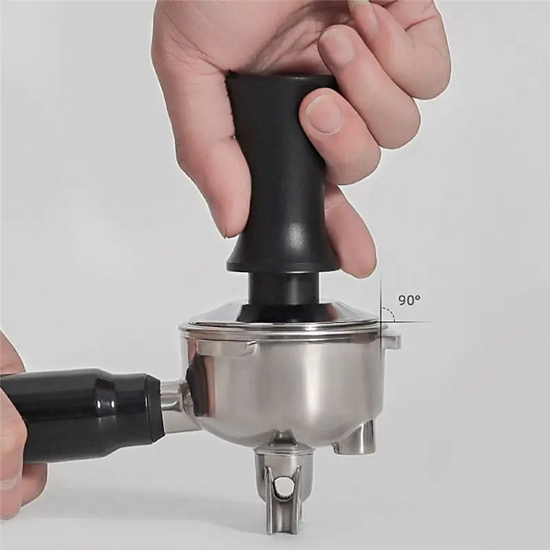 

LICE-58Mm Coffee Tamper Accessory Adjustable Graduated 30Lb Espresso Spring Calibration Tamper Stainless Steel Flat Threaded Bas