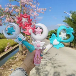 Children Light-emitting Toys Girls Play House Toys Cute Girl Princess Magic Wand With Lights Music Fairy Wand Birthday Gifts