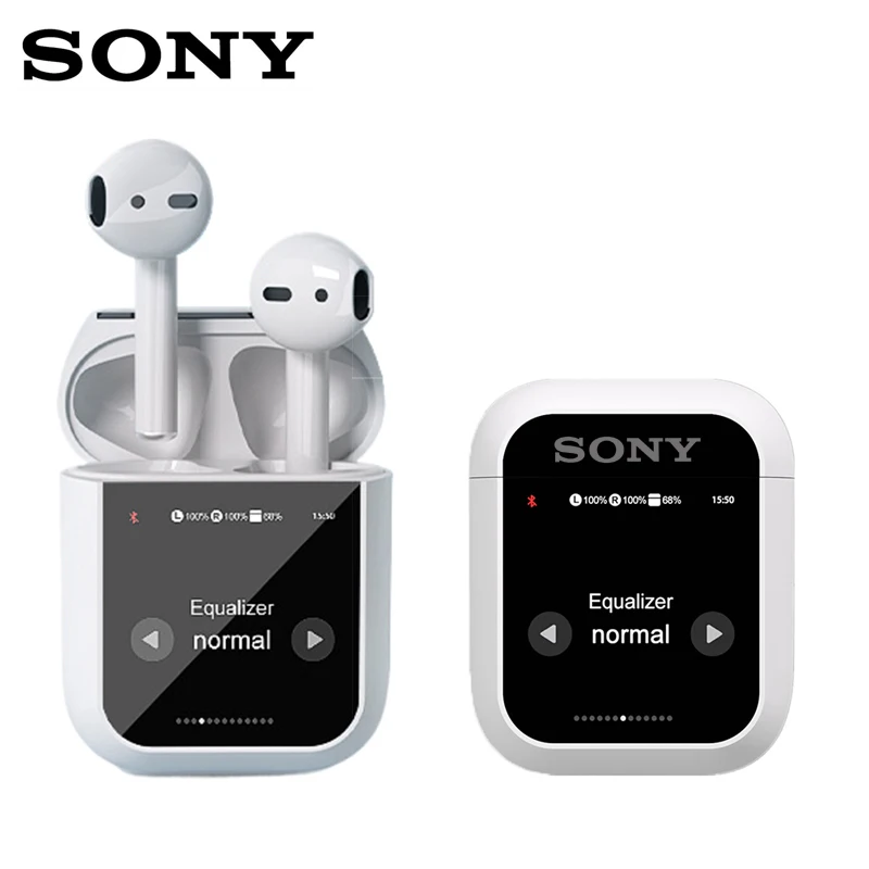 

SONY Air A2 Pro ENC Wireless Bluetooth 5.4 Earphones App Noise-canceling Call Headphones Sports Gaming Touch Screen Headset