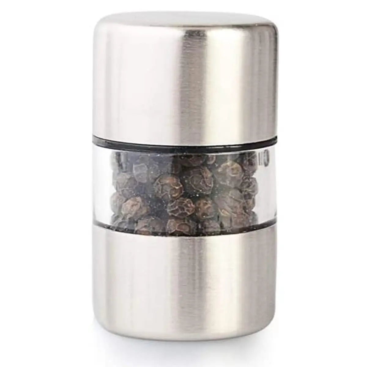 MALL Manual Salt Pepper Grinder Stainless Steel Portable Mini Mill Grinder for Herb Pepper Rose Salt Kitchen Grinding Gadgets
