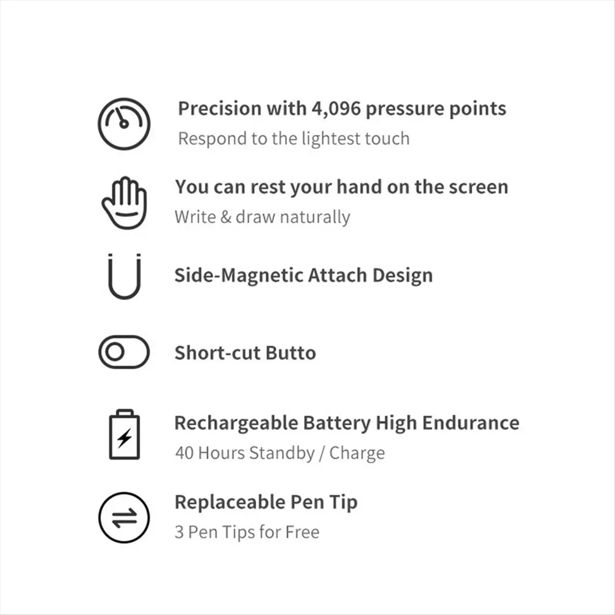 Excelente para computadora Hp Envy Spectre Pavilion X360, lápiz óptico portátil práctico multifuncional, Claret