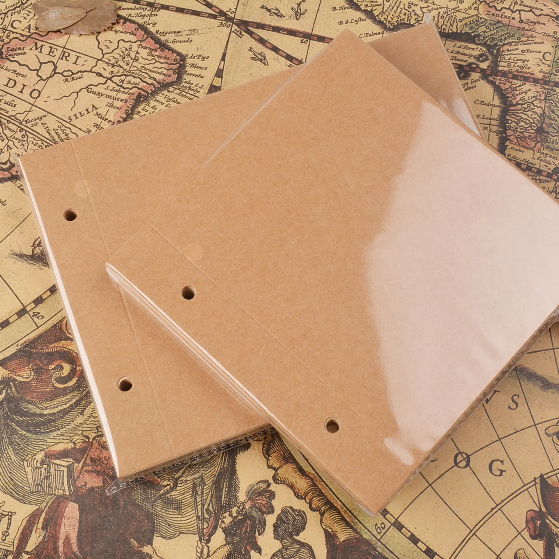 Quaderno di carta Kraft vuoto di alta qualità da 100 fogli diario di base Planner inserto ricarica di latticini pagine interne materiale cartaceo