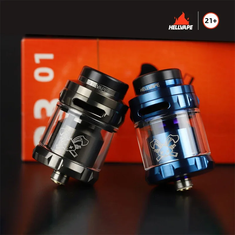 Nuovo hellpape Dead Rabbit Solo RTA Tank 24mm 2/4ml Postless Deck Single Coil atomizzatore di sigarette elettroniche fai da te VS Zeus RTA