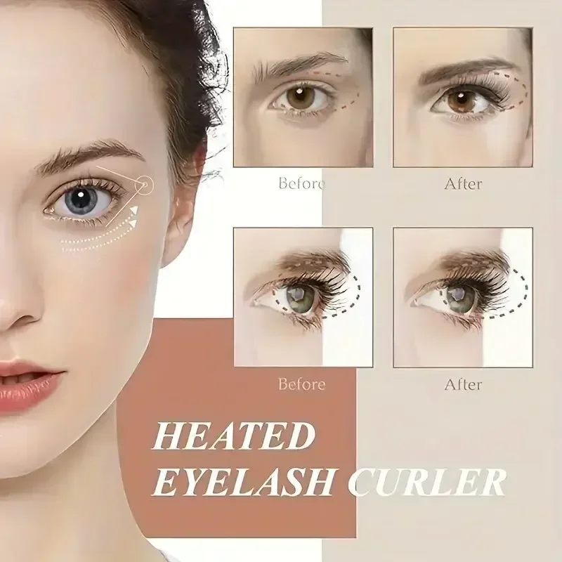 

Professional electric eyelash curler instant heating is suitable for all eyelash types. Portable design is suitable for travel.