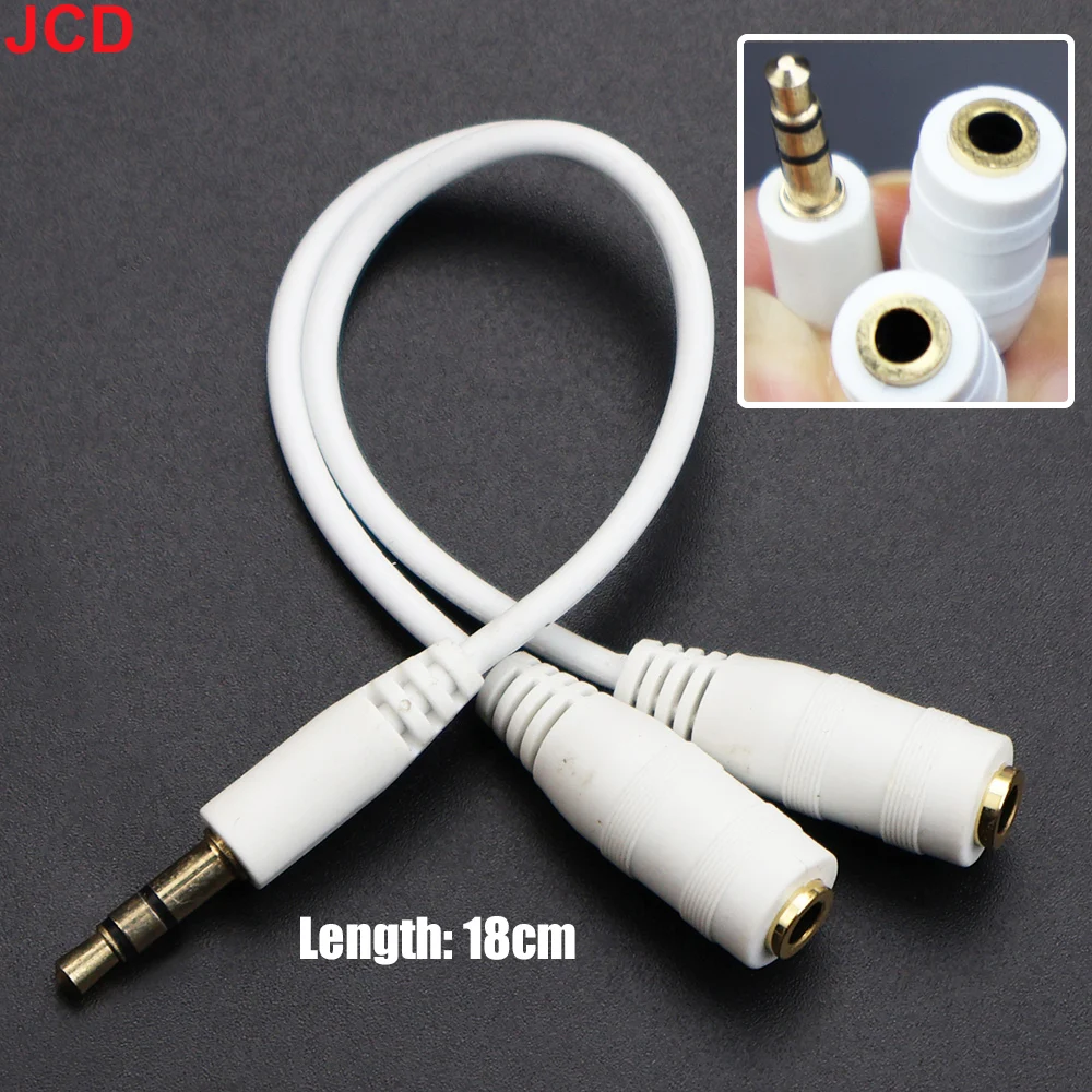 JCD 1 mâle à 2 double femelle  - Earphone Splitter Jack avis et prix