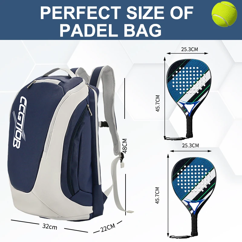 مخصص جودة عالية للماء بو Pickleball مضرب على ظهره النايلون حقيبة رياضية في الهواء الطلق رياضة Pickleball مجداف حقيبة