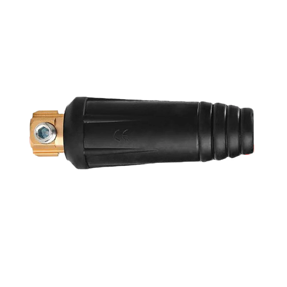 Copper Socket Connector for Welding Machines Featuring Quick Connection System and Support for 200A 315A 400A 500A Applications