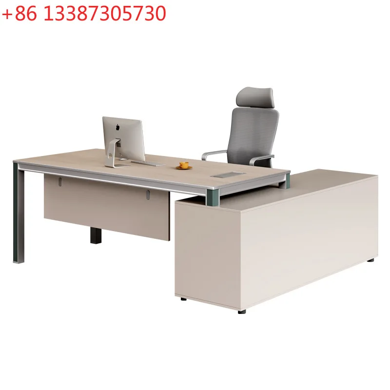 

Простой современный стол руководителя, мебель для офиса, большой рабочий стол